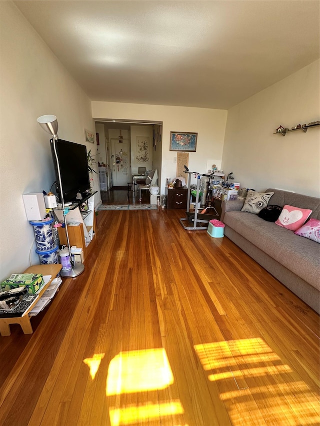 150-11 72nd Rd Unit 6A, Flushing, NY 11367 - living room with wood finished floors