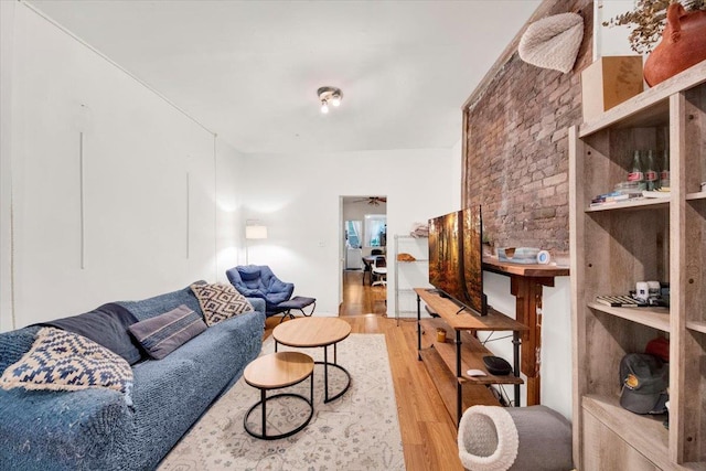 616 E 9th St Unit 2W, New York Manhattan, NY 10009 - living room featuring wood finished floors