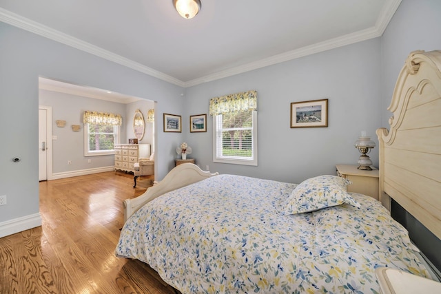 13 Locust Ln, Upper Brookville, NY 11545 - bedroom with crown molding and wood finished floors