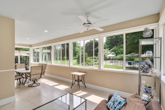 13 Locust Ln, Upper Brookville, NY 11545 - sunroom featuring tile patterned flooring and recessed lighting