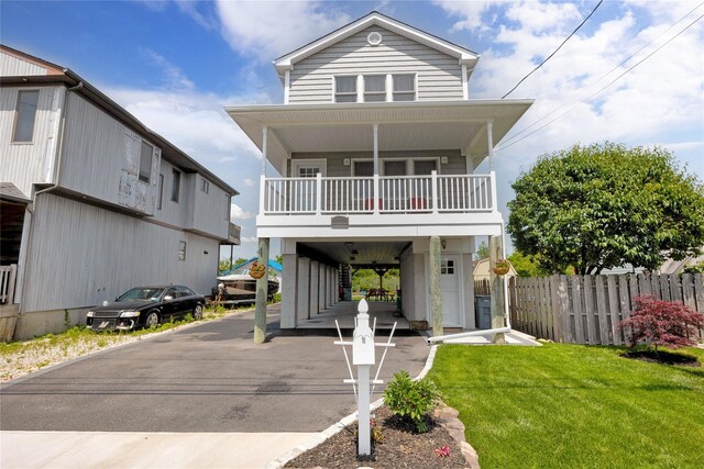 3717 Somerset Dr, Seaford, NY 11783 - view of front of property featuring driveway and a carport