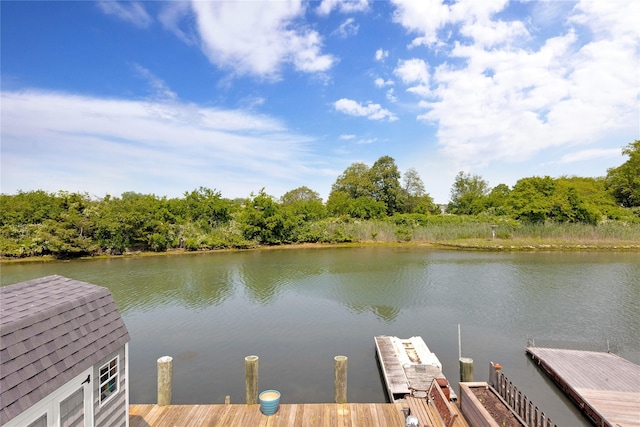 3717 Somerset Dr, Seaford, NY 11783 - dock featuring a water view
