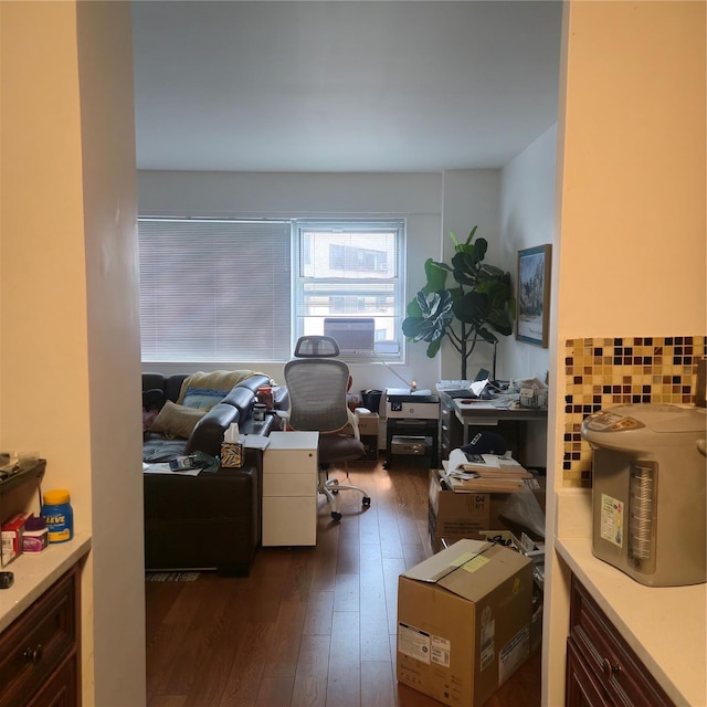 9 Fordham Hill Oval Unit 11D, Bronx, NY 10468 - office space with dark wood-type flooring and cooling unit