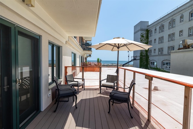 260 W Broadway Unit 2G, Long Beach, NY 11561 - balcony featuring a water view and a sunroom