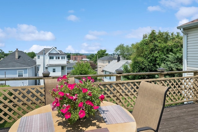 151AKA149 Stone Ave, Yonkers, NY 10701 - wooden deck featuring a residential view