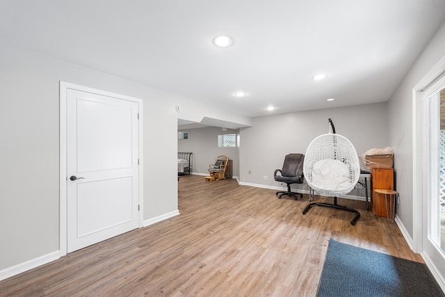 83 Mcdonald Rd, Ossining, NY 10562 - living area with wood finished floors and recessed lighting