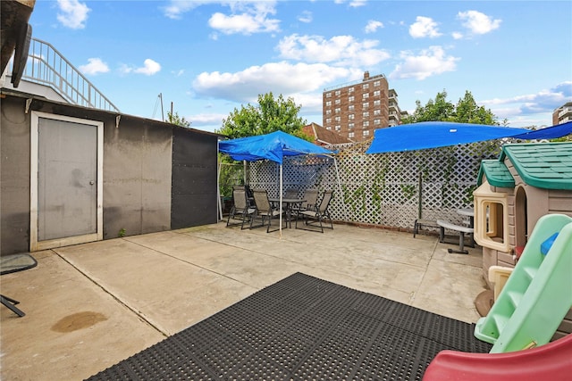 1363 Noble Ave, Bronx, NY 10472 - view of patio with outdoor dining space