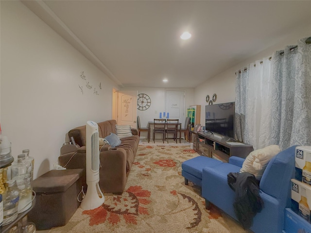 412 Newport St, Brooklyn, NY 11207 - living room featuring recessed lighting