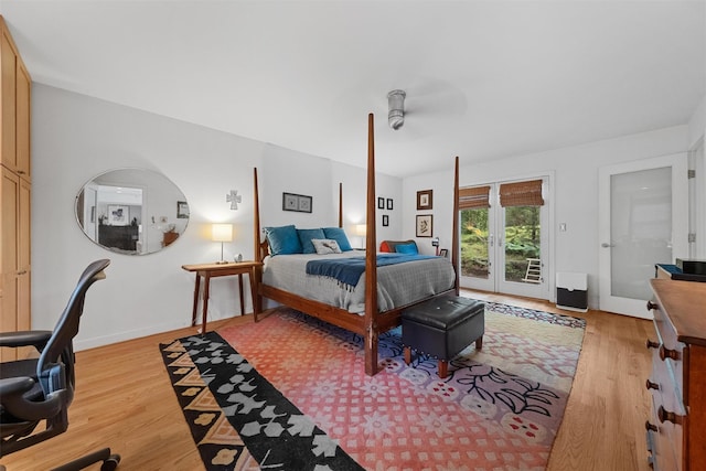 4 Hughes St, Croton-On-Hudson, NY 10520 - bedroom with light wood-style floors, access to outside, and baseboards