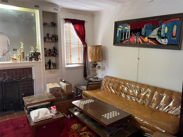 2449 Young Ave, Bronx, NY 10469 - living area with a fireplace
