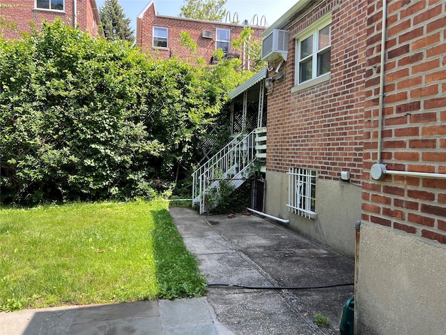 2449 Young Ave, Bronx, NY 10469 - view of green lawn with a patio area