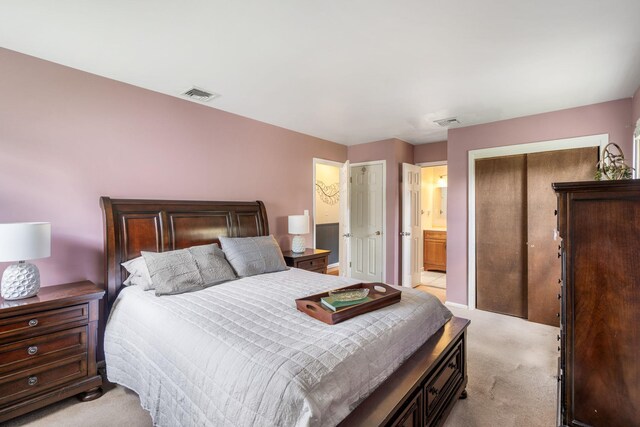 67 Keats Dr, New Windsor, NY 12553 - bedroom featuring light carpet and ensuite bath