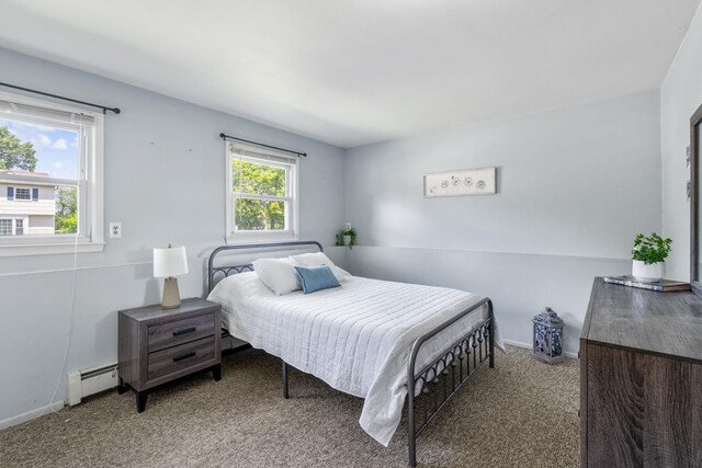 67 Keats Dr, New Windsor, NY 12553 - bedroom with carpet floors, baseboards, and a baseboard radiator