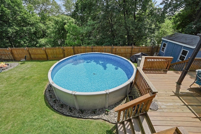 34 Argyle St, Lake Peekskill, NY 10537 - view of swimming pool featuring a deck