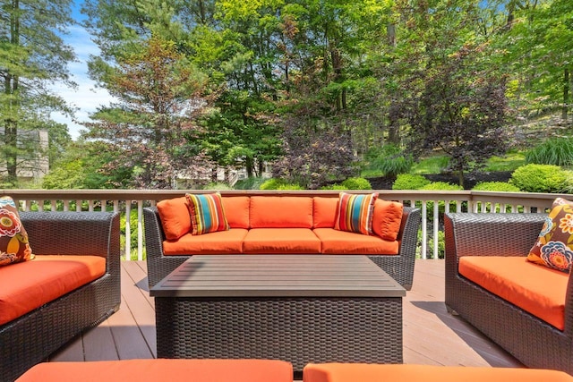 226 Briarwood Dr, Somers, NY 10589 - wooden terrace featuring outdoor lounge area