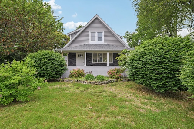 1293 Pulaski Rd, East Northport, NY 11731 - view of front of property featuring a front yard and a porch