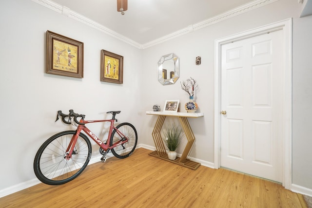 131-2 S Highland Ave Unit A3, Ossining, NY 10562 - misc room with wood finished floors, baseboards, and ornamental molding