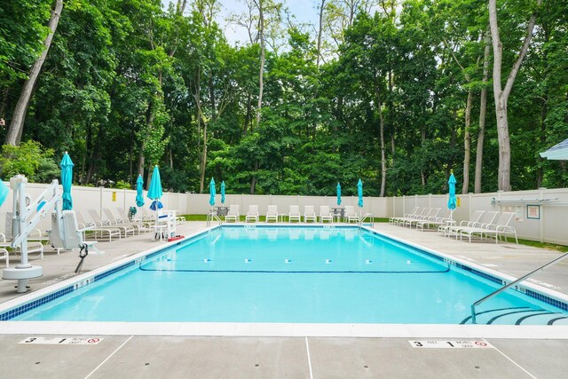 131-2 S Highland Ave Unit A3, Ossining, NY 10562 - community pool with a patio area and view of scattered trees