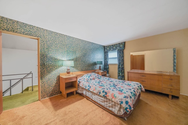 3 Shelter Hill Rd, Plainview, NY 11803 - bedroom featuring wallpapered walls and carpet flooring