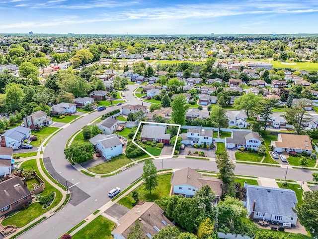 3 Shelter Hill Rd, Plainview, NY 11803 - aerial view of residential area with property parcel outlined