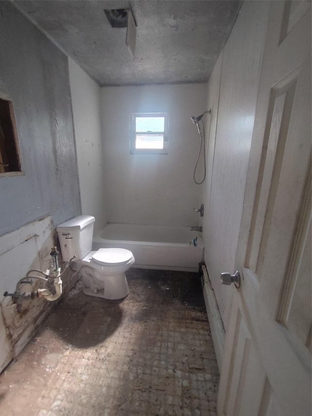 54 Meadowmere Ave, Mastic Beach, NY 11950 - bathroom with toilet and washtub / shower combination