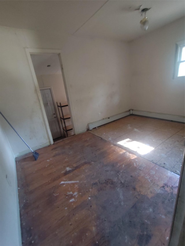 54 Meadowmere Ave, Mastic Beach, NY 11950 - empty room with baseboard heating