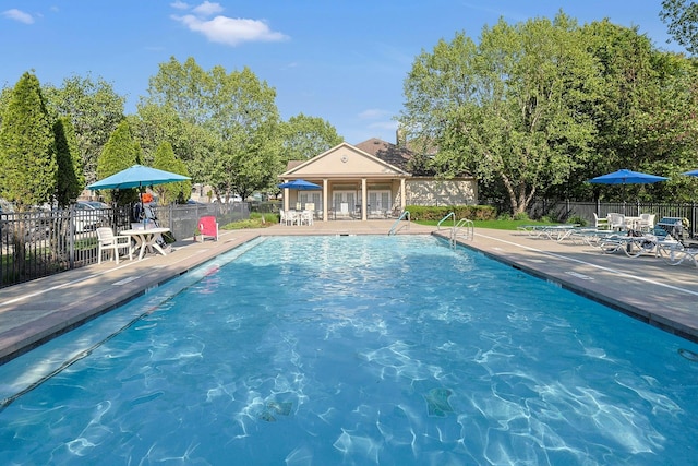 24 N De Baun Ave Unit 308, Suffern, NY 10901 - community pool featuring a patio
