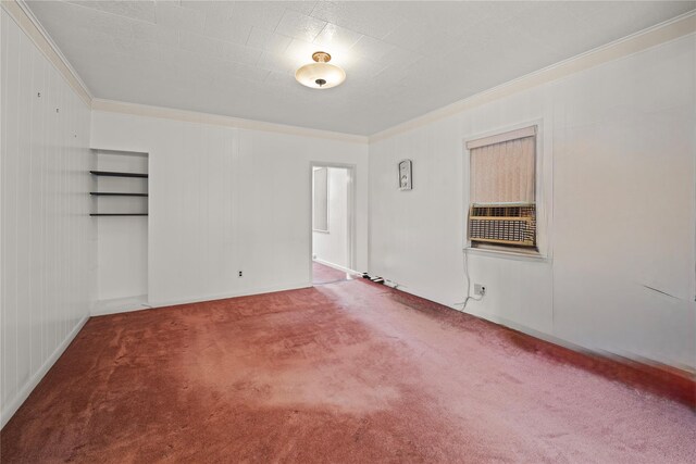 4614 Carpenter Ave, Bronx, NY 10470 - unfurnished room with carpet flooring and ornamental molding
