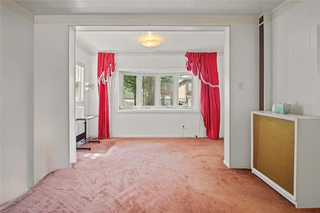 4614 Carpenter Ave, Bronx, NY 10470 - carpeted spare room featuring ornamental molding