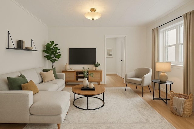 4614 Carpenter Ave, Bronx, NY 10470 - living area with wood finished floors and ornamental molding