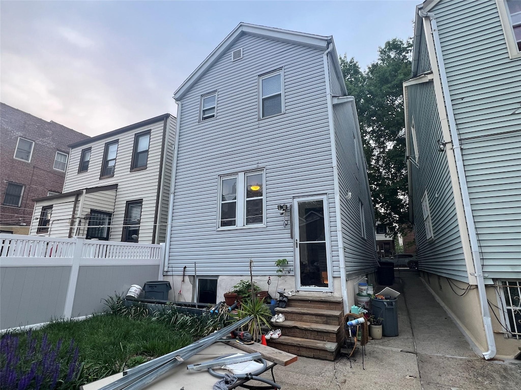 22-26 74th St, East Elmhurst, NY 11370 - back of property with entry steps