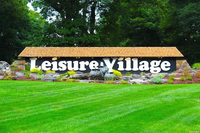 305C Torquay Court, Ridge, NY 11961 - community / neighborhood sign featuring a yard