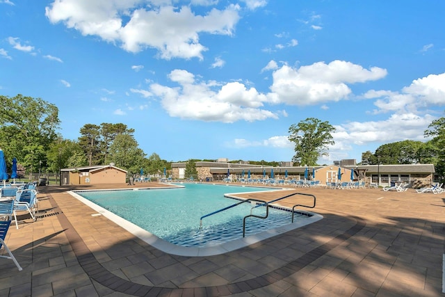305C Torquay Court, Ridge, NY 11961 - community pool with a patio area
