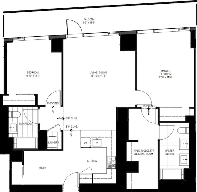 13103 40th Rd Unit 19C, Flushing, NY 11354 - floor plan / room layout