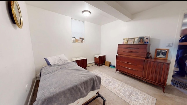 2547 Laconia Ave, Bronx, NY 10469 - bedroom with light colored carpet and baseboard heating
