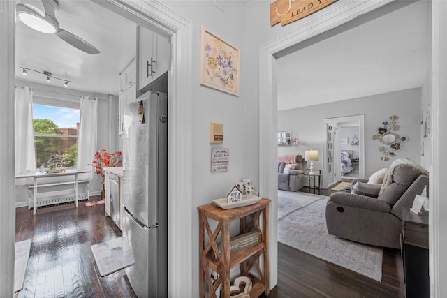 472 Gramatan Ave Unit Dd3, Mount Vernon, NY 10552 - hallway with dark wood finished floors