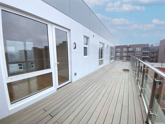 4223 Parsons Blvd Unit 1E, Flushing, NY 11355 - view of wooden terrace
