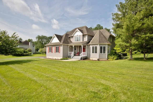 4 Andrew Ct, Florida, NY 10921 - view of front of property featuring covered porch and a front lawn