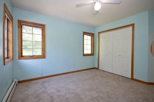 4 Andrew Ct, Florida, NY 10921 - unfurnished bedroom featuring a baseboard radiator, carpet flooring, and baseboards