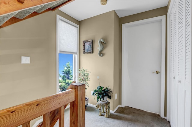 4 Waters Edge Unit 4, Shirley, NY 11967 - hall with carpet floors and baseboards