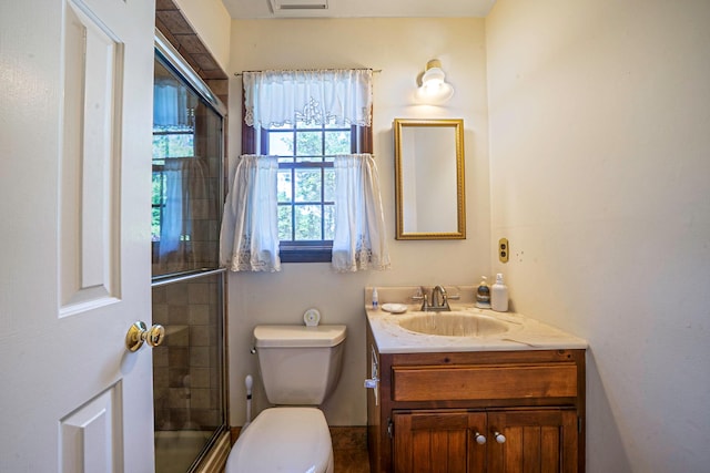 7 Sandpiper Ct, Shoreham, NY 11786 - bathroom with vanity, toilet, and tiled shower