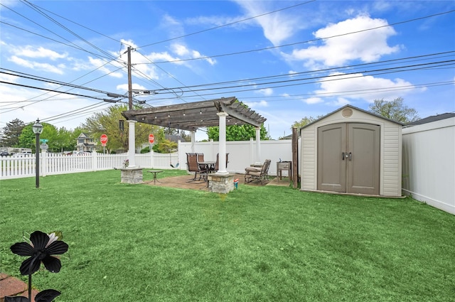 56 15th Ave, West Babylon, NY 11704 - view of yard with a pergola and a patio area
