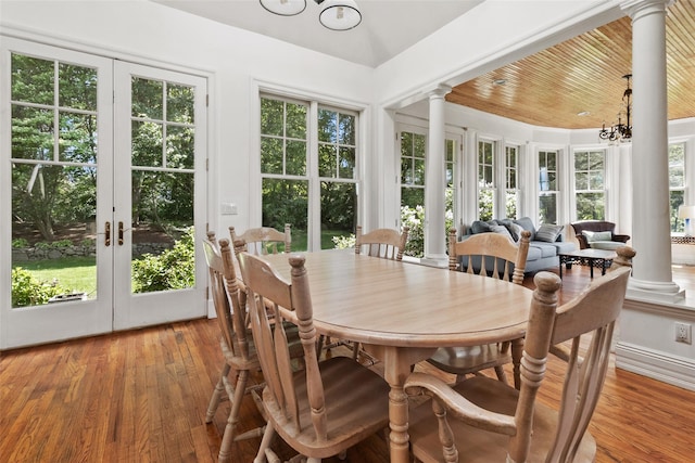 61 Carolyn Pl, Chappaqua, NY 10514 - sunroom with french doors, plenty of natural light, and a chandelier