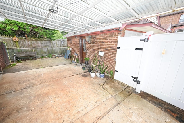 165 Page Rd, Valley Stream, NY 11581 - view of patio / terrace featuring a gate