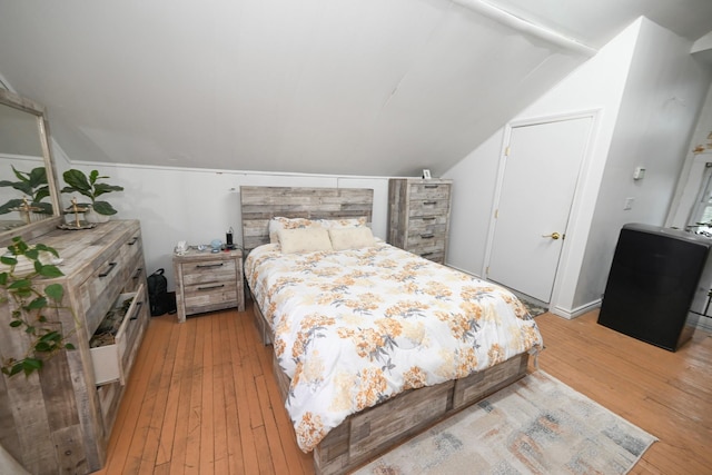 165 Page Rd, Valley Stream, NY 11581 - bedroom featuring lofted ceiling and light wood-style floors