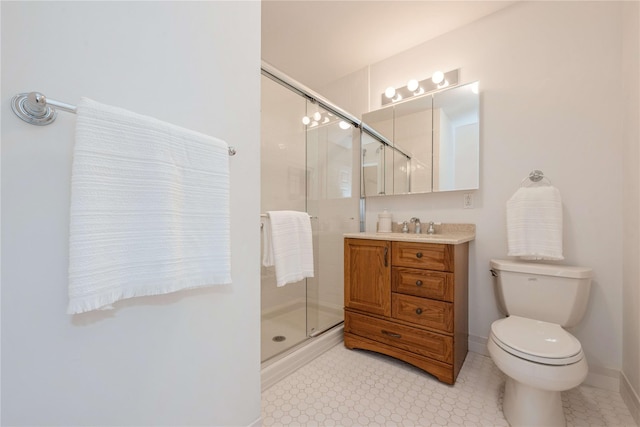 124 Pond View Dr Unit 317, Port Washington, NY 11050 - full bath featuring vanity, a shower stall, toilet, and baseboards