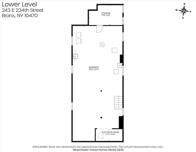 243 E 234th St, Bronx, NY 10470 - room layout