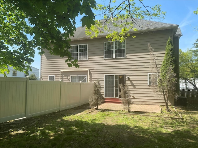 122 Oak Park Ter, Wappingers Falls, NY 12590 - rear view of property with central AC unit