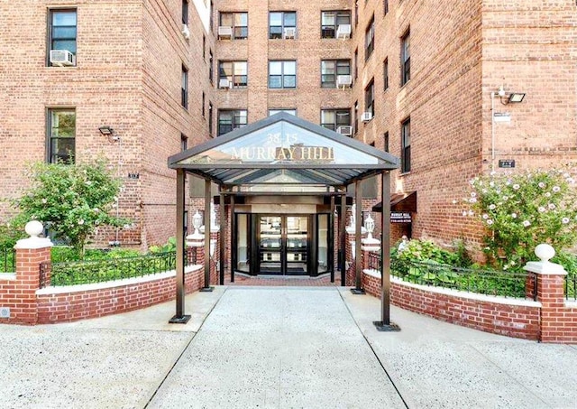 38-15 149th St Unit 6S, Flushing, NY 11354 - property entrance with french doors