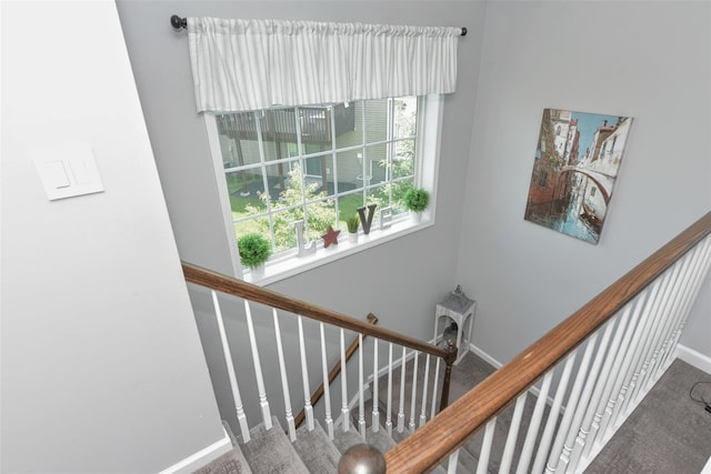 2 Hidden Creek Blvd, Monroe, NY 10950 - staircase with baseboards and carpet flooring